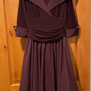 Jessica Howard dress (eggplant color)